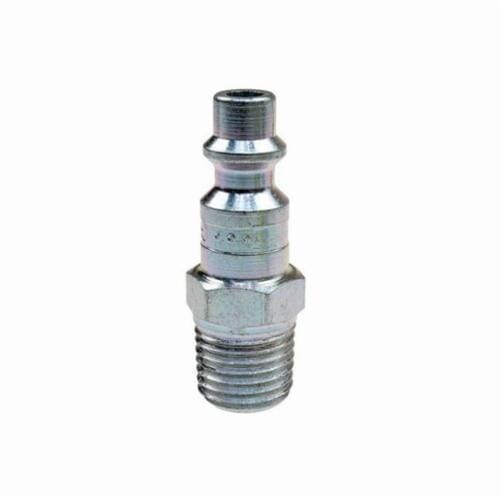 Coilhose® 1504 Coilflow Manual Industrial Type 15 Manual Industrial Hose Connector, 1/4 x 1/8 in Nominal, Quick Connect Coupler x MNPT, 300 psi Pressure, Brass, Domestic